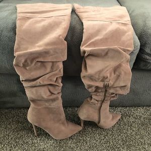 SOLD- Over the Knee Heel boots Size 8.5